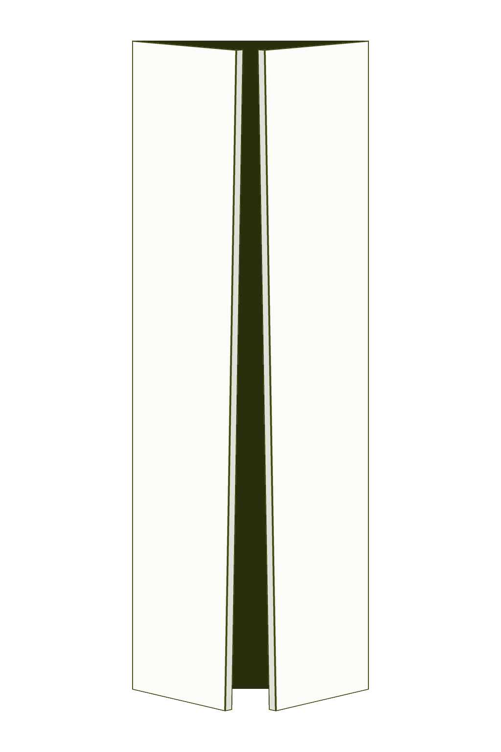 Wardrobe Door 37w x 236h (2 pack)