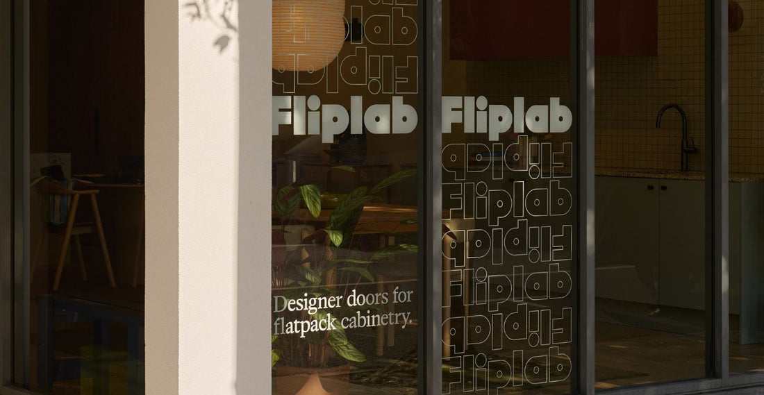 Fliplab custom cabinetry.