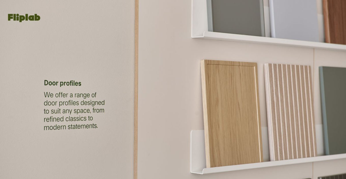 Shaker and Flat Cabinet door profiles
