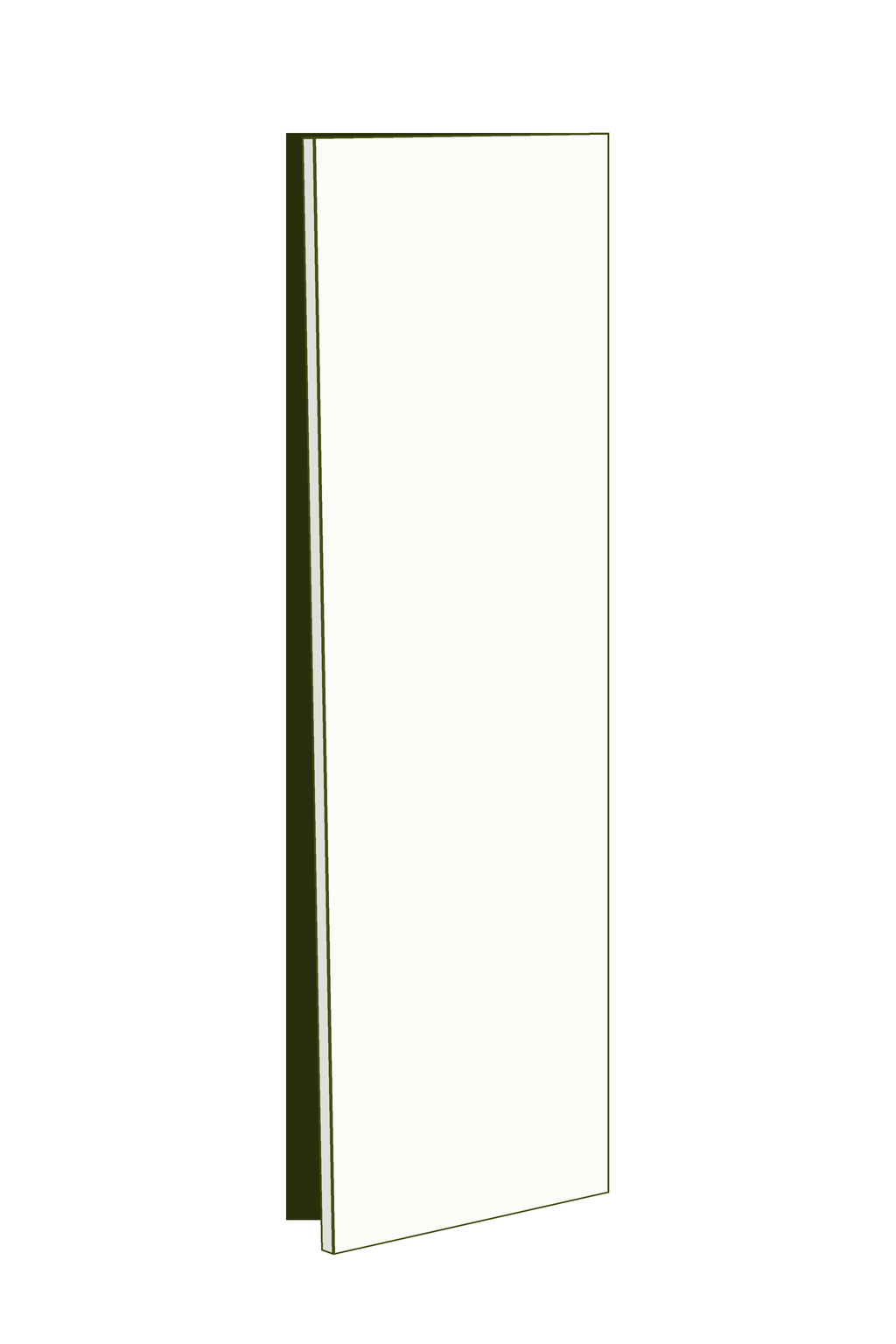 Kaboodle Cabinet Door Handle-Free Right Hinged