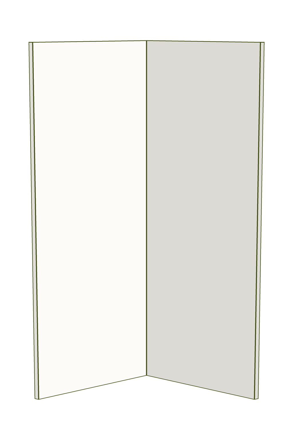 Door 25w x 80h Corner (2 pack)