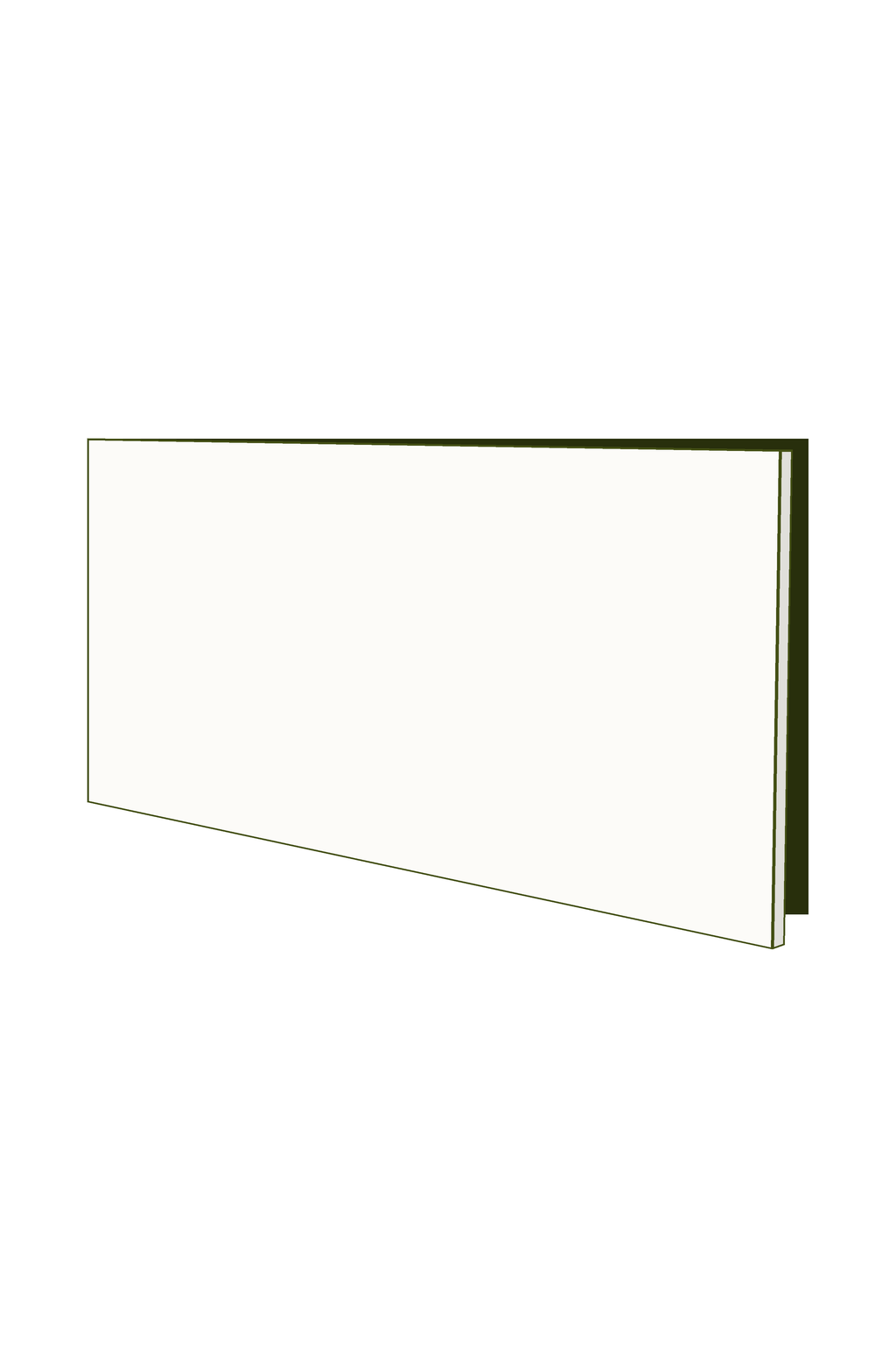 Door 60w x 43h Handle Free - Left Hinged