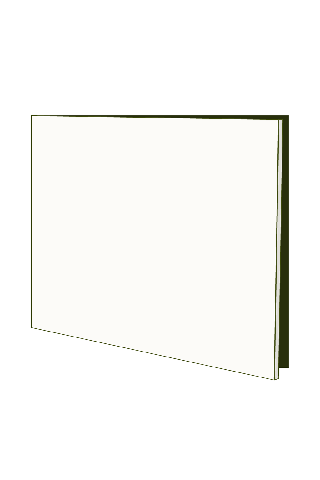 Door 60w x 63h Handle Free - Left Hinged