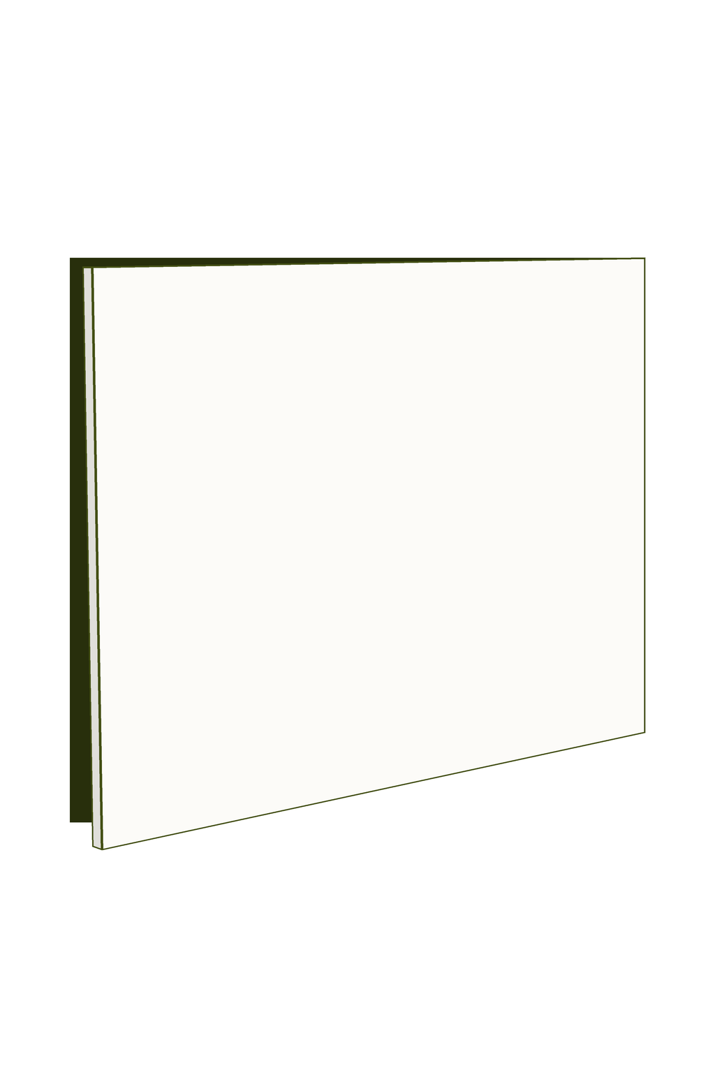 Door 60w x 63h Handle Free - Right Hinged