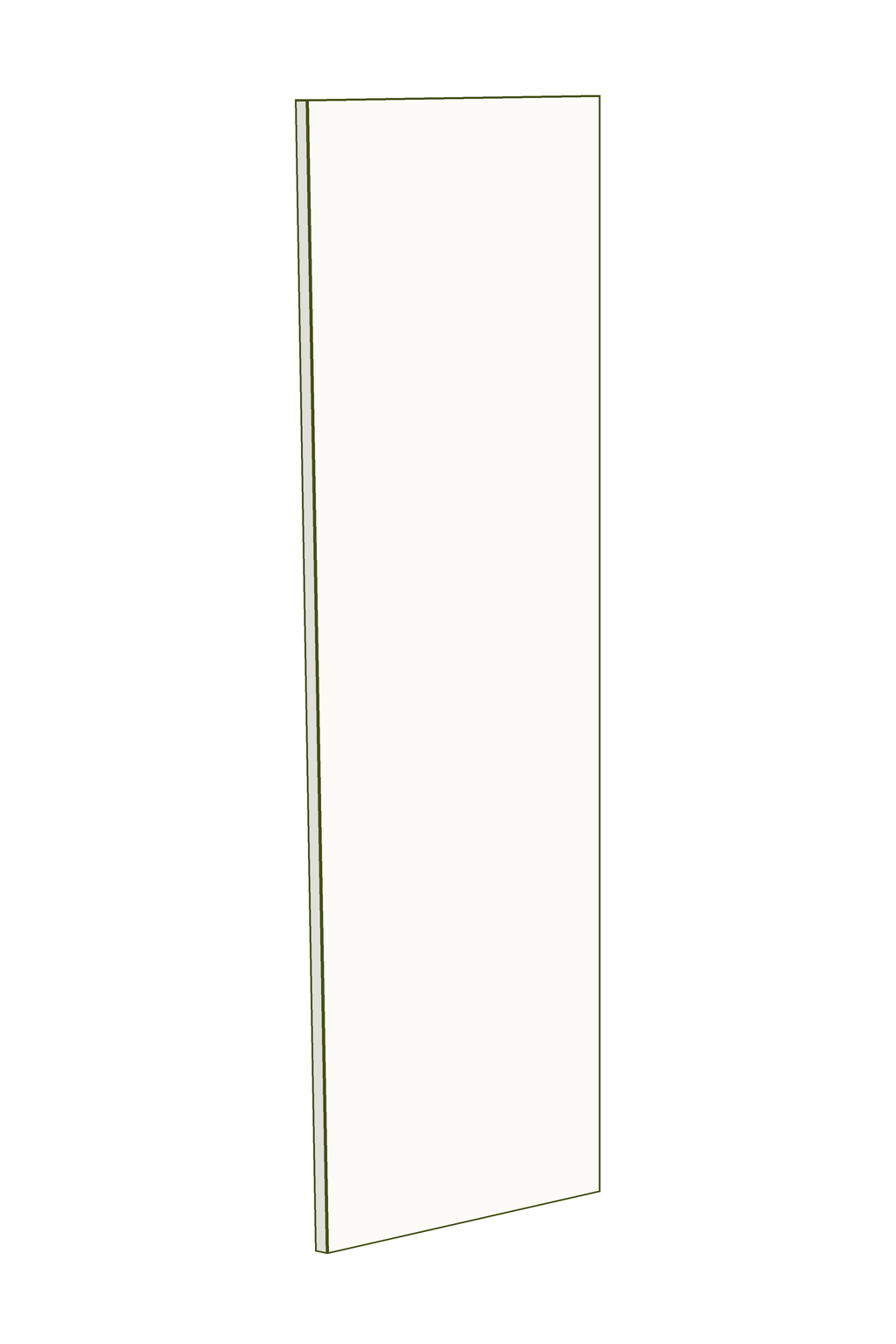 End Panel 58w x 236h