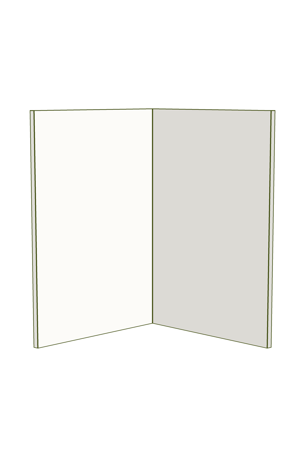 Rangehood Cabinet Doors 600mm (2 pack)