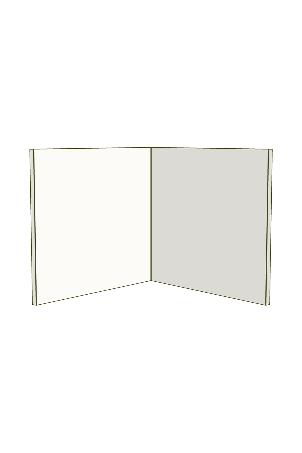 Rangehood Cabinet Doors 900mm (2 pack)